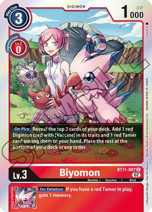 Biyomon - BT11-007 - Rare available at 401 Games Canada