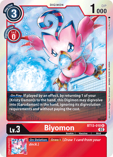 Biyomon - BT13-010 - Rare available at 401 Games Canada