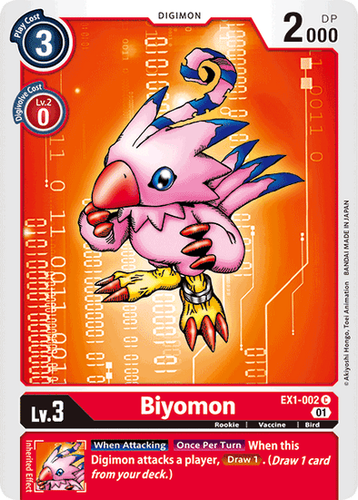 Biyomon - EX1-002 - Common available at 401 Games Canada