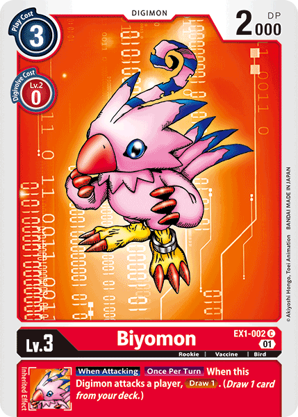 Biyomon - EX1-002 - Common available at 401 Games Canada