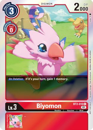 Biyomon (ST-11 Special Entry Pack) - BT2-010 - Common available at 401 Games Canada