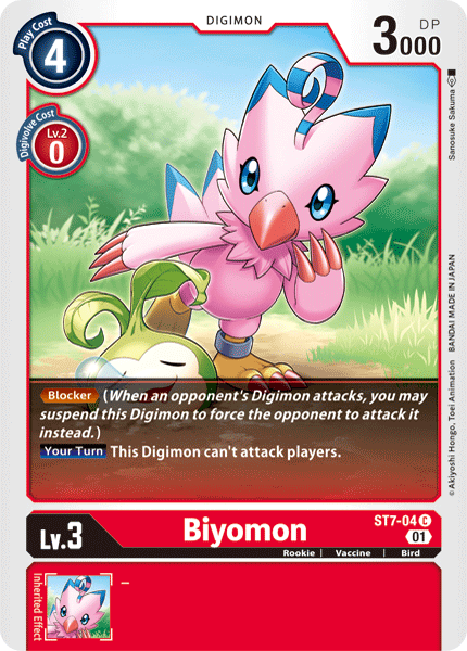 Biyomon - ST7-04 - Common available at 401 Games Canada