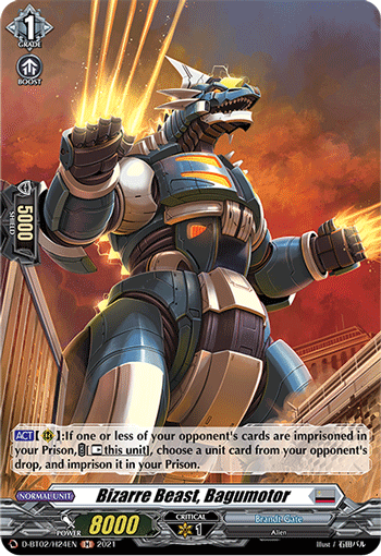 Bizarre Beast, Bagumotor - D-BT02/H24 - Holo Rare available at 401 Games Canada