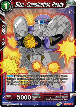 Bizu, Combination Ready - BT17-024 - Common available at 401 Games Canada