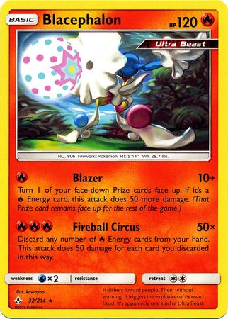 Blacephalon - 32/214 - Rare available at 401 Games Canada