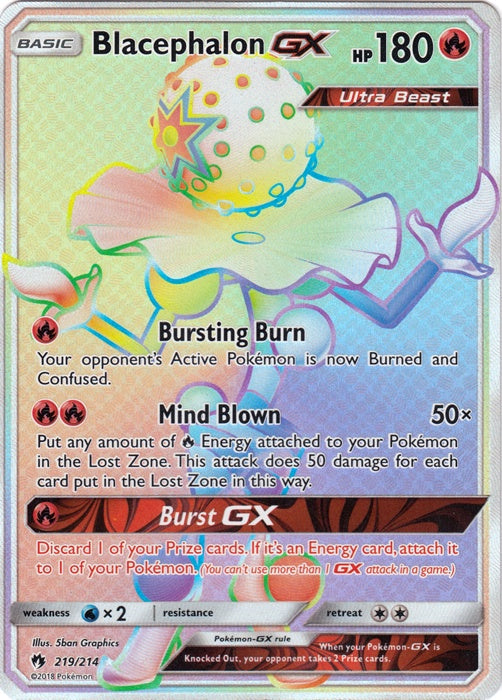 Blacephalon GX - 219/214 - Hyper Rare available at 401 Games Canada