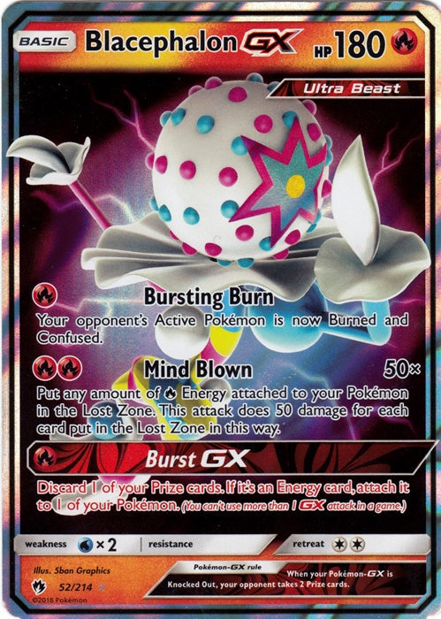 Blacephalon GX - 52/214 - Ultra Rare available at 401 Games Canada