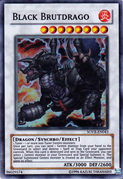 Black Brutdrago - SOVR-EN043 - Super Rare - Unlimited available at 401 Games Canada