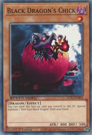 Black Dragon's Chick - SGX3-ENB05 - Common - 1st Edition available at 401 Games Canada