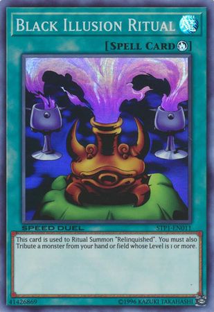 Black Illusion Ritual - STP1-EN011 - Super Rare available at 401 Games Canada