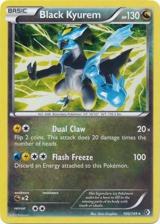 Black Kyurem - 100/149 - Shattered Holo Rare - Theme Deck Exclusive available at 401 Games Canada