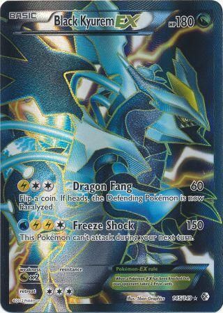 Black Kyurem EX - 145/149 - Full Art Ultra Rare available at 401 Games Canada