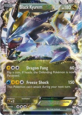 Black Kyurem EX - BW62 - Ultra Rare available at 401 Games Canada