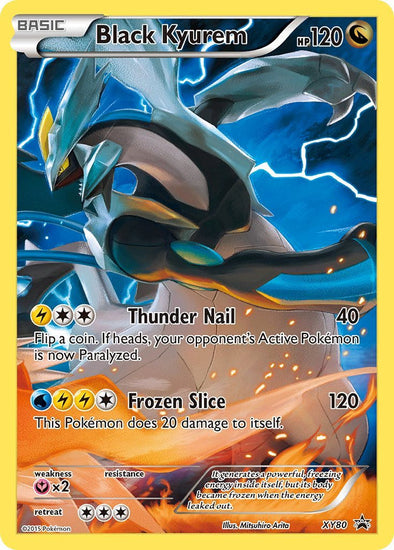 Black Kyurem - XY80 - Full Art Promo available at 401 Games Canada