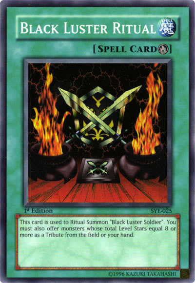 Black Luster Ritual - SYE-025 - Super Rare - 1st Edition available at 401 Games Canada