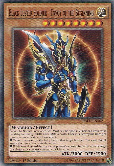 Black Luster Soldier - Envoy of the Beginning - YGLD-ENA02 - Common - 1st Edition available at 401 Games Canada