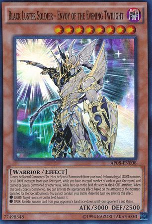 Black Luster Soldier - Envoy of the Evening Twilight - AP08-EN008 - Super Rare available at 401 Games Canada