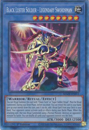 Black Luster Soldier - Legendary Swordsman - MAZE-EN011 - Collector's Rare - 1st Edition available at 401 Games Canada