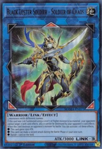 Black Luster Soldier - Soldier of Chaos - MAMA-EN073 - Ultra Rare - 1st Edition available at 401 Games Canada