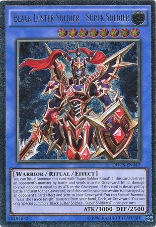 Black Luster Soldier - Super Soldier - DOCS-EN042 - Ultimate Rare - Unlimited available at 401 Games Canada