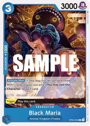 Black Maria - OP04-052 - Common available at 401 Games Canada