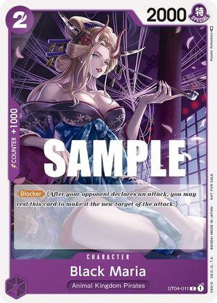 Black Maria (Tournament Pack Vol. 2) - ST04-011 - Promo available at 401 Games Canada