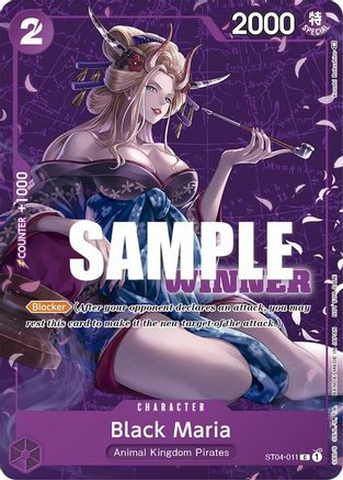 Black Maria (Tournament Pack Vol. 2) [Winner] - ST04-011 - Promo available at 401 Games Canada