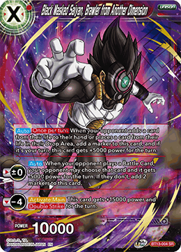 Black Masked Saiyan, Brawler from Another Dimension - BT13-004 - Super Rare available at 401 Games Canada