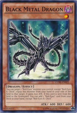 Black Metal Dragon - CORE-EN022 - Common - Unlimited available at 401 Games Canada