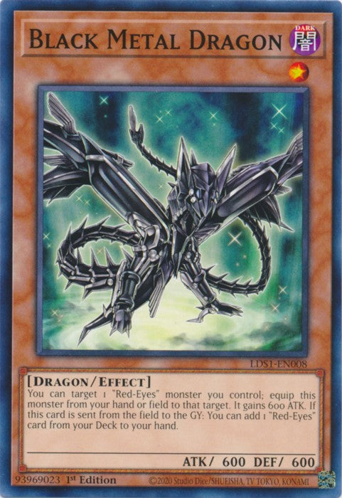 Black Metal Dragon - LDS1-EN008 - Common - 1st Edition available at 401 Games Canada