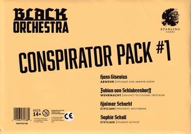 Black Orchestra: Conspirator Pack #1 available at 401 Games Canada