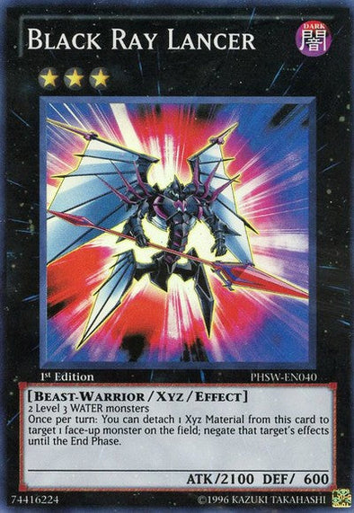 Black Ray Lancer - PHSW-EN040 - Super Rare - 1st Edition available at 401 Games Canada
