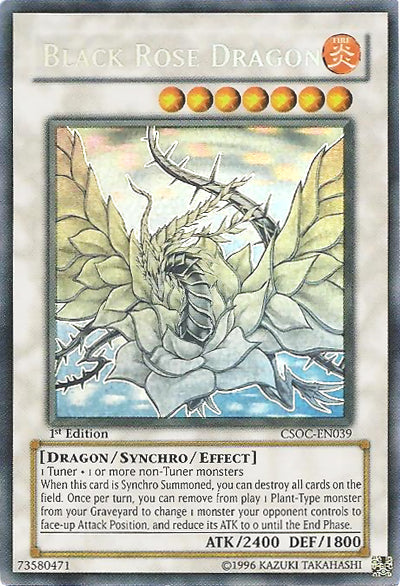 Black Rose Dragon - CSOC-EN039 - Ghost Rare - 1st Edition available at 401 Games Canada