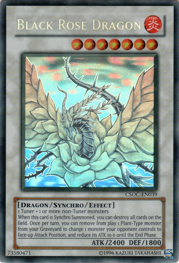 Black Rose Dragon - CSOC-EN039 - Ghost Rare - Unlimited available at 401 Games Canada