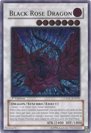 Black Rose Dragon - CSOC-EN039 - Ultimate Rare - 1st Edition available at 401 Games Canada