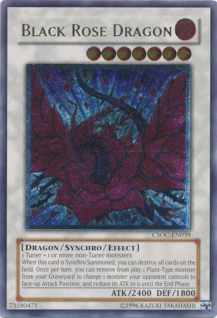 Black Rose Dragon - CSOC-EN039 - Ultimate Rare - Unlimited available at 401 Games Canada