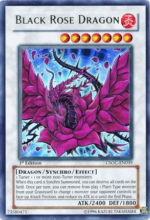 Black Rose Dragon - CSOC-EN039 - Ultra Rare - 1st Edition available at 401 Games Canada