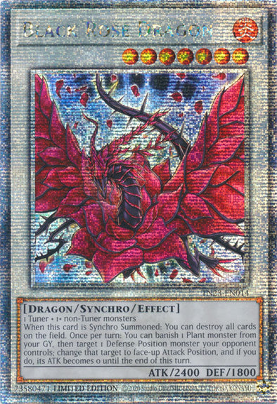 Black Rose Dragon - TN23-EN014 - Quarter Century Secret Rare - Limited Edition available at 401 Games Canada