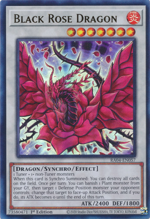 Black Rose Dragon (UR) - RA04-EN057 - Ultra Rare - 1st Edition