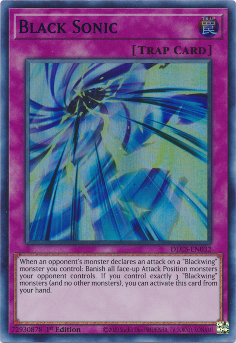 Black Sonic (Blue) - DLCS-EN032 - Ultra Rare - 1st Edition available at 401 Games Canada