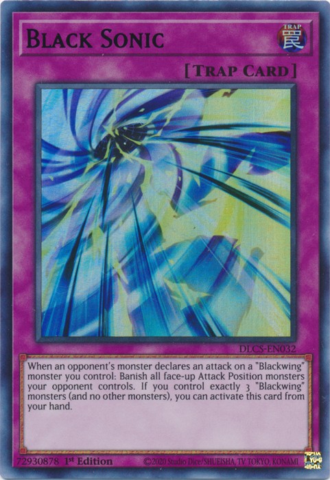 Black Sonic - DLCS-EN032 - Ultra Rare - 1st Edition available at 401 Games Canada