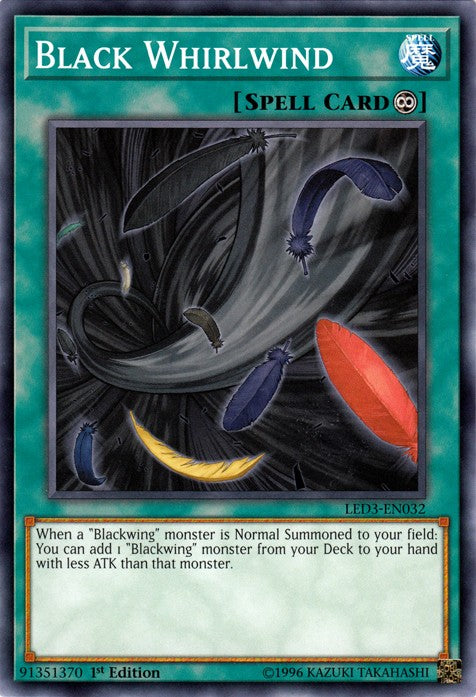 Black Whirlwind - LED3-EN032 - Common - 1st Edition available at 401 Games Canada
