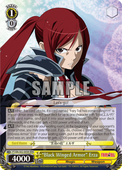 "Black Winged Armor" Erza - FT/EN-S02-005R - Triple Rare available at 401 Games Canada