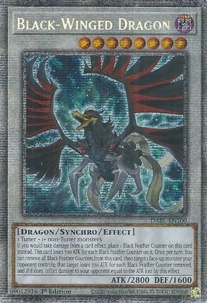 Black-Winged Dragon - DABL-EN100 - Starlight Rare - 1st Edition available at 401 Games Canada