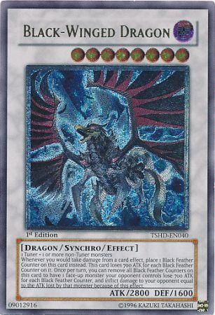 Black-Winged Dragon - TSHD-EN040 - Ultimate Rare - 1st Edition available at 401 Games Canada