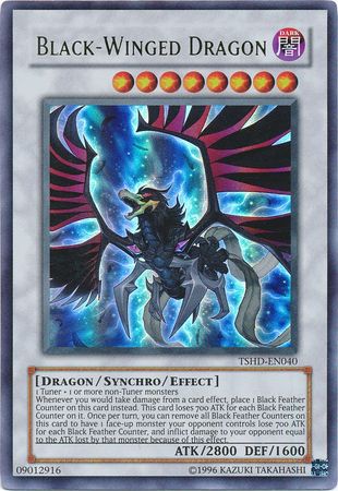 Black-Winged Dragon - TSHD-EN040 - Ultra Rare - Unlimited available at 401 Games Canada