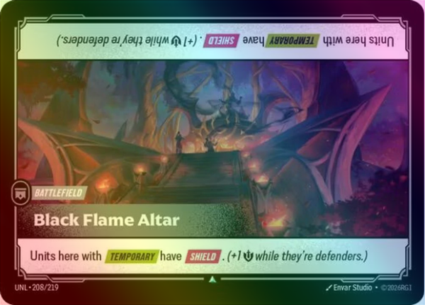 Black Flame Altar - 208/219 - Uncommon (Foil)