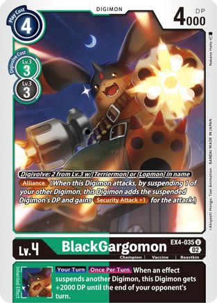 BlackGargomon - EX4-035 - Uncommon available at 401 Games Canada