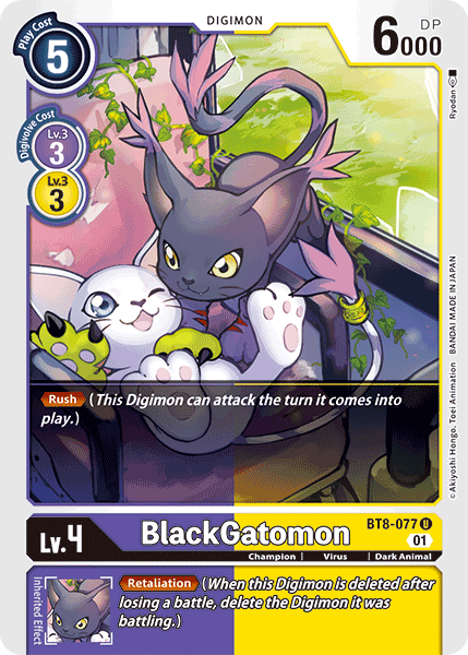 BlackGatomon - BT8-077 - Uncommon available at 401 Games Canada