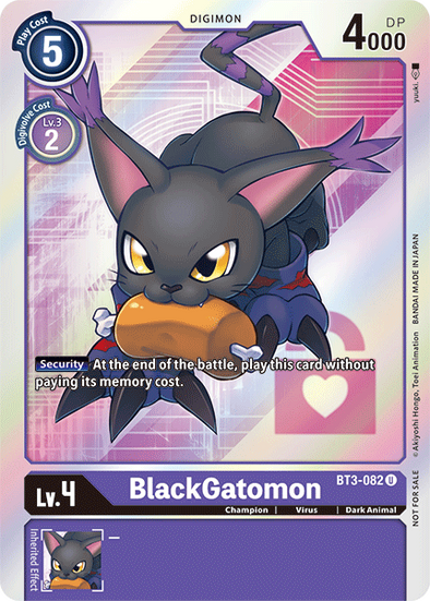 BlackGatomon (Box Topper) - BT3-082 - Uncommon available at 401 Games Canada